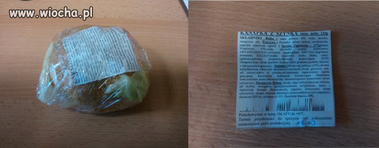 Buła z szynką- strach jeść tą tablicę Mendelejewa