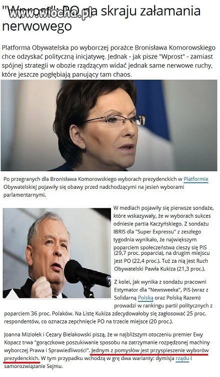 "NowoczesnaPO" wystawi pewnie Komorowskiego.