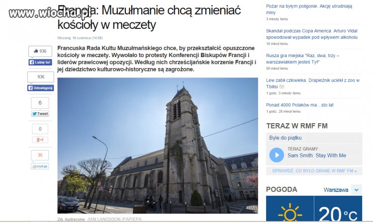 Francja: Muzułmanie chcą zmieniać 