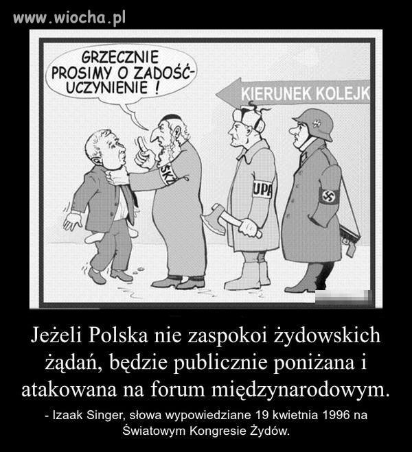 Nie rozumiem że Polska jako ofiara wojny cały