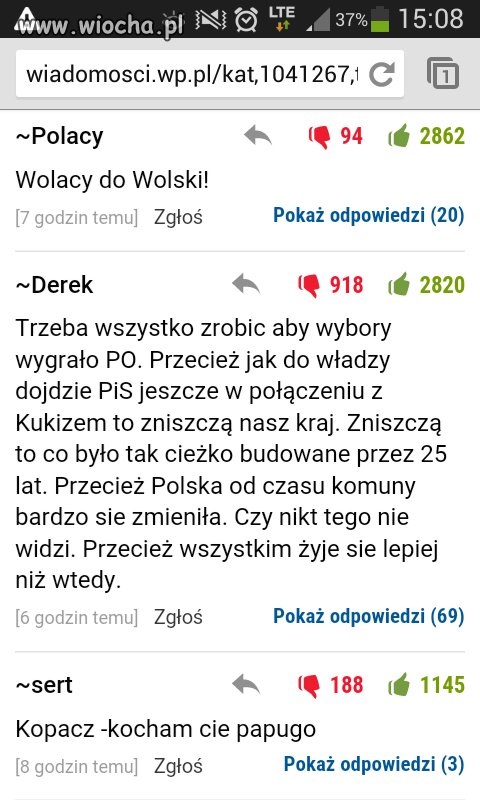 Nie wiem ile WP płaci za takie komentarze
