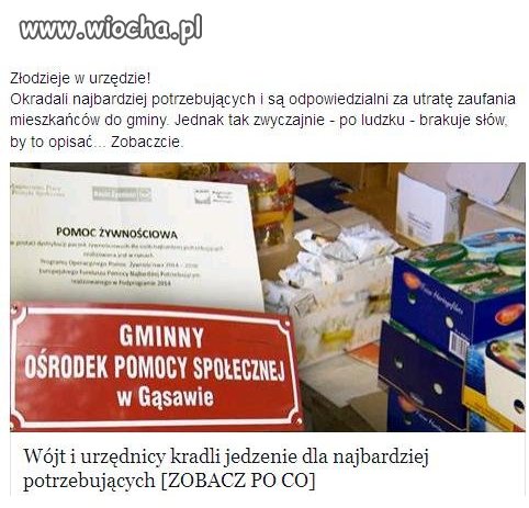 Świna przy korycie już by się najadła a oni nie.