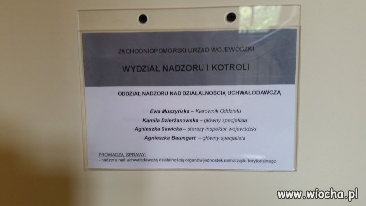 Wydział nadzoru i kotroli