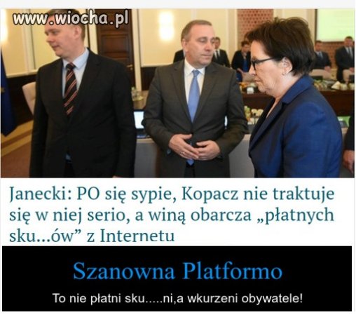 "PO się sypie"