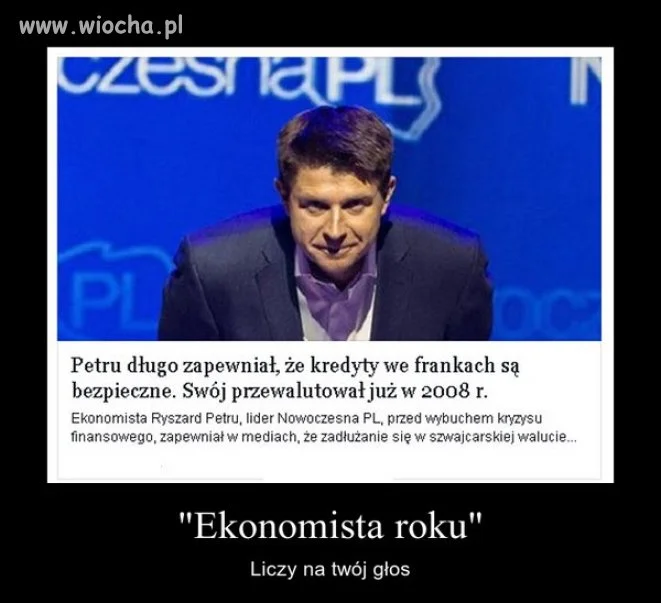 Ekonomista roku- oddaj głos.
