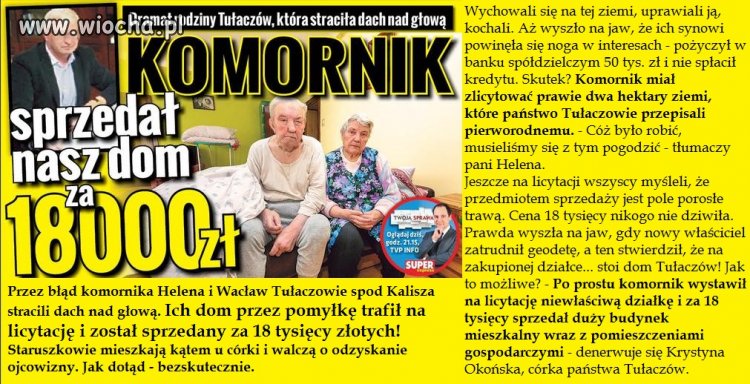 Znowu błąd komornika 