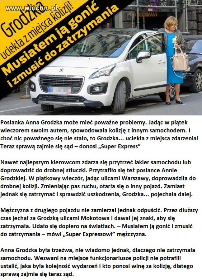 Monstrum w samochodzie