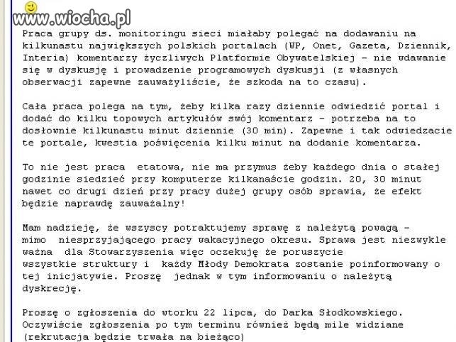 Tajna instrukcja sprzed paru lat