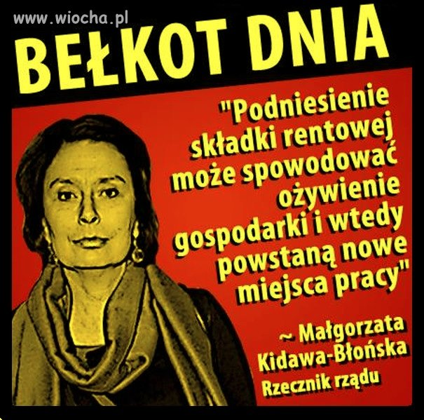 Kidawa-Błońska i jej bełkot 