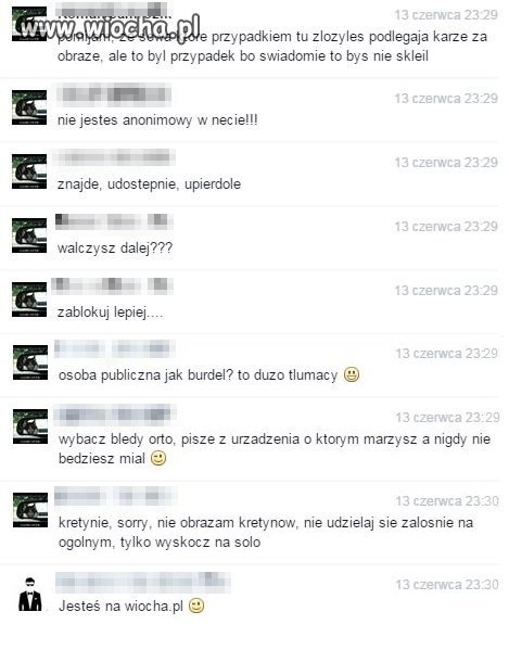 Tylko mu zwróciłem uwagę...
