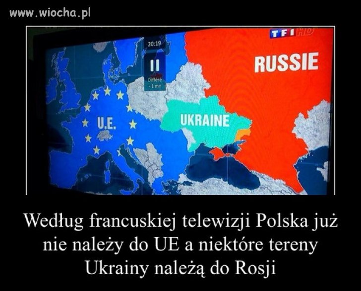 Tymczasem we francuskiej telewizji