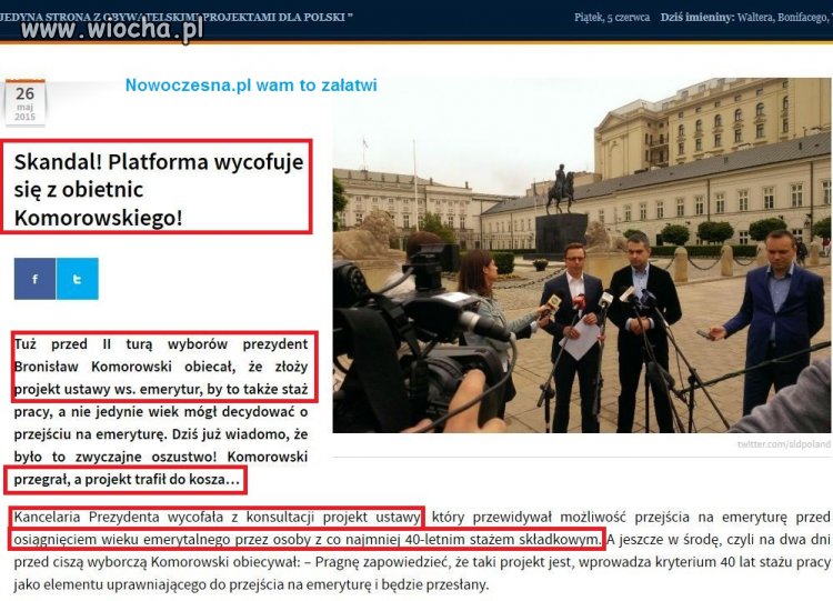 Mógł pomóc, a robi jak zawsze od 5 lat!