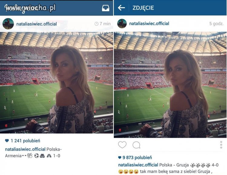 Siwiec kibic...