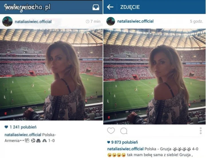 Siwiec kibic...