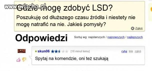 Szukasz narkotyków?