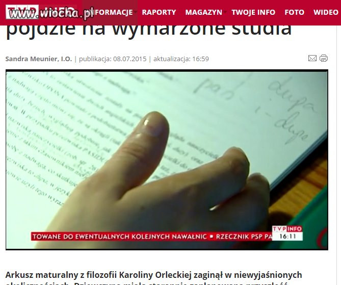 Odręczne notatki zawsze spoko.