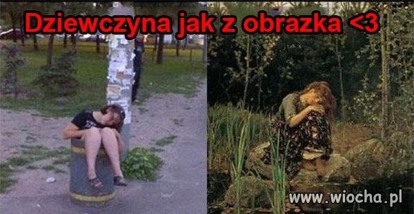 Dziewczyna z obrazka