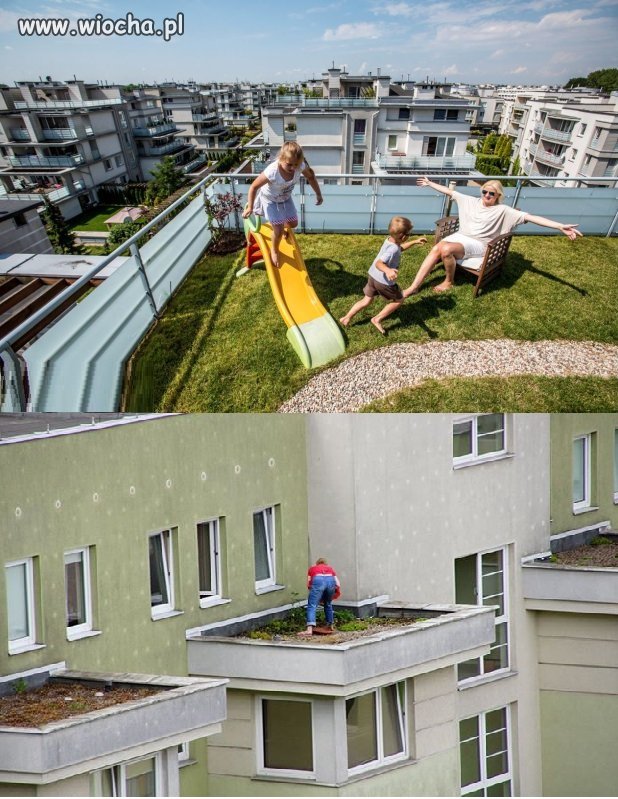 Mieszkanie z zielonym ogrodem...mówili