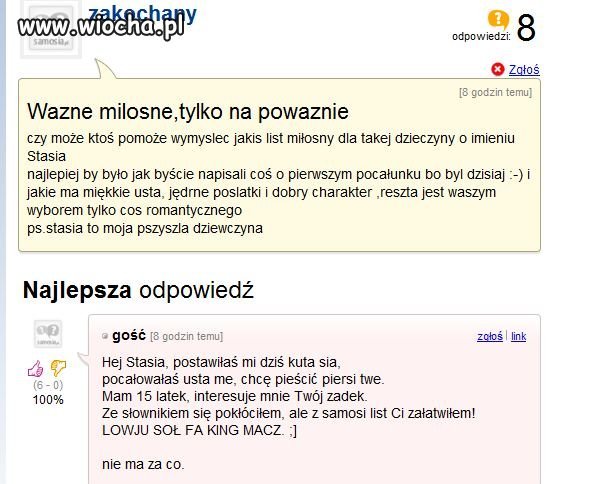Stasia będzie zadowolona