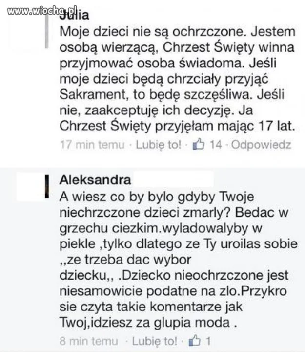 Rozmowa na Facebooku 