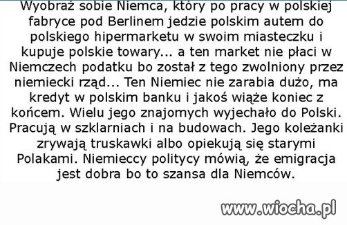 Polakom w Polsce ma być tak źle by sami jeździli 
