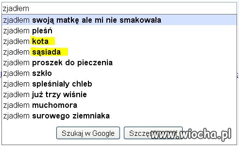 Zjadłem siebie powinno być
