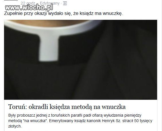Na wnuczka.