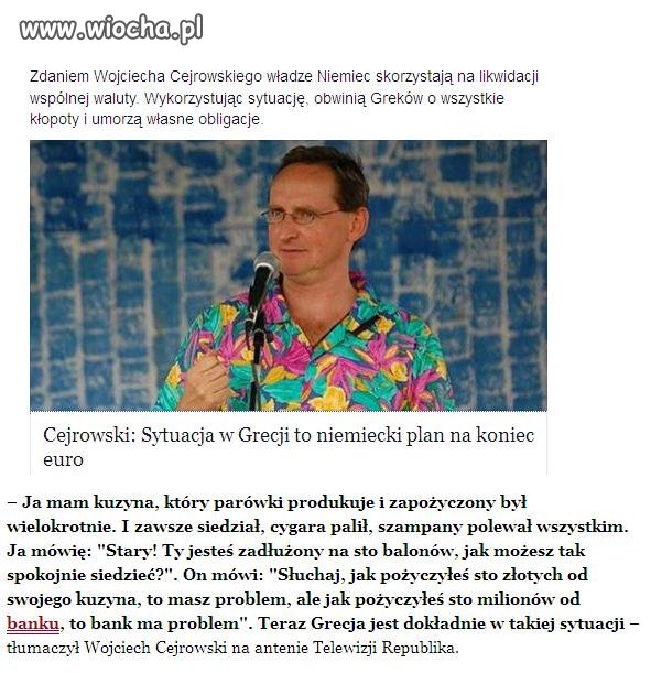 Sytuacja Grecji to Niemiecki plan.