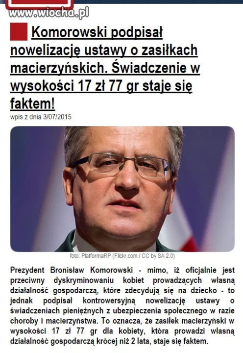 Trzeba być naprawdę wyjątkowym ...