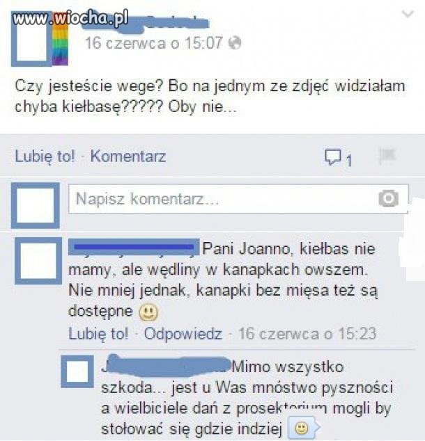 Wegetarianie...