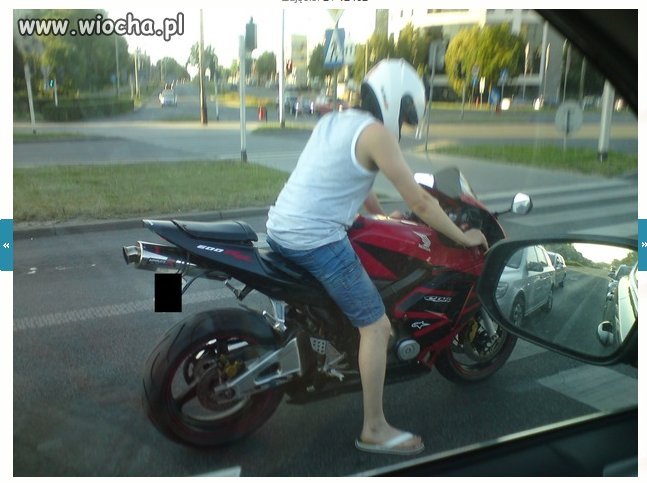 Motocyklista...