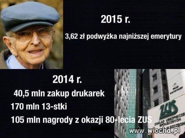 No i jak ten król Zus