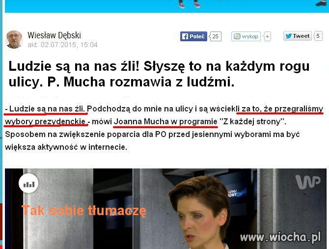 Oni są oderwani od ...