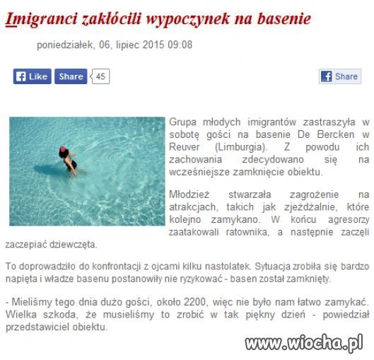 Już i Holandii ta tolerancja powoli bokiem wychodzi