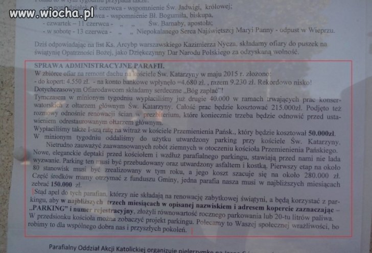 Na konto bankowe wpłynęło 9.230 zł Rekordowo nisko!