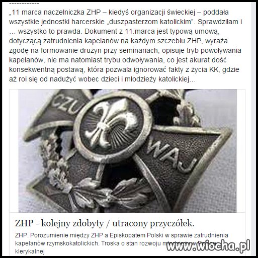 Czyżby ZHR nie sprawdził się?