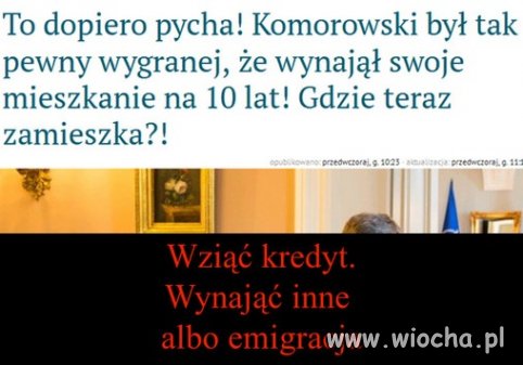 "Znajdź pracę, weź kredyt"