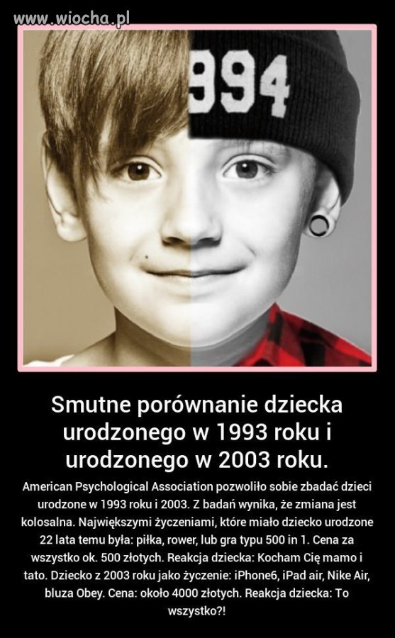 Oczywiście, że czasy się zmieniają
