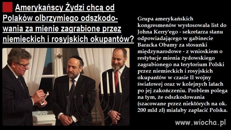 Żydzi to pierwsi po pieniądze 