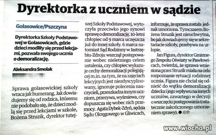 Z dzisiejszego dziennika zachodniego wersja papierowa