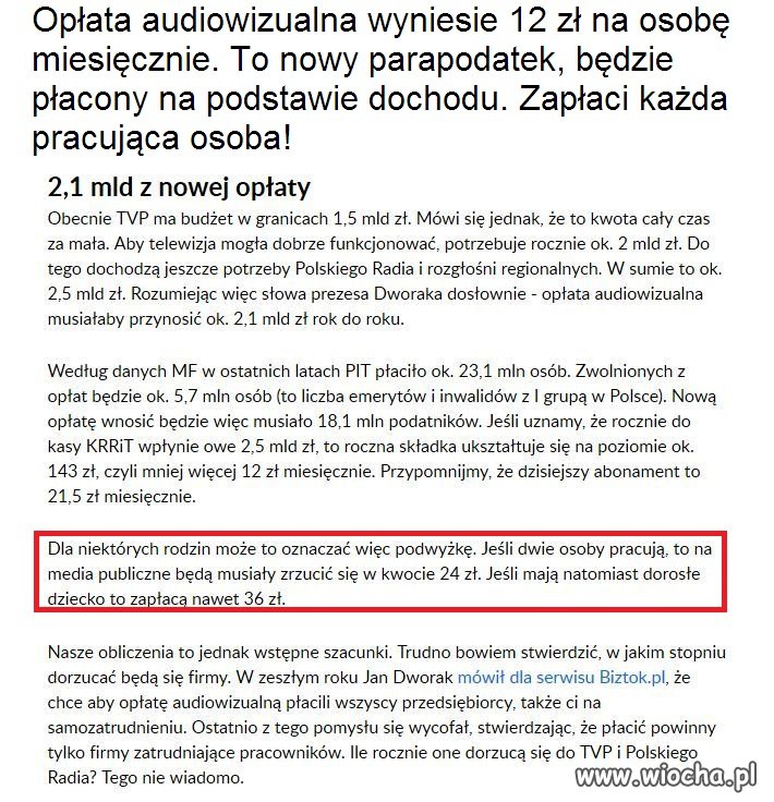 Na propagandę trzema płacić, współczuję wam!