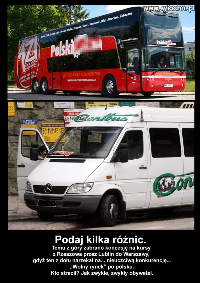 "Wolny rynek" po polsku.