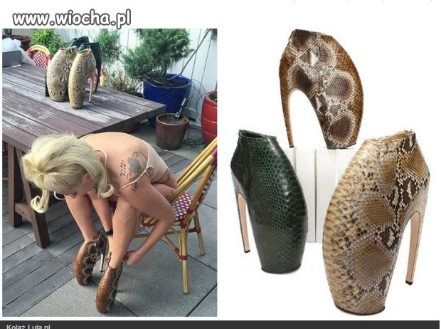 Buty za 1mln!!! złotych dla Lady Gagi...3 pary