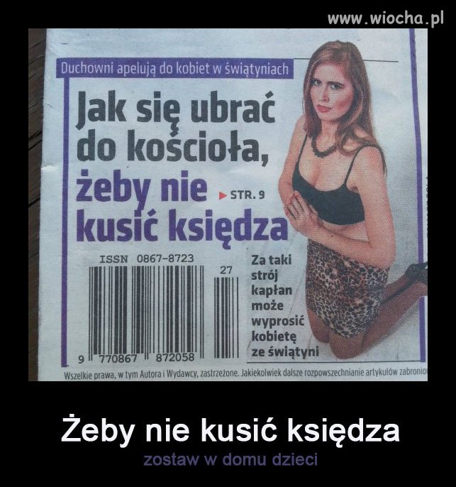 Żeby nie kusić księdza