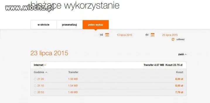 Internet w Orange - Rozbój w biały dzień!