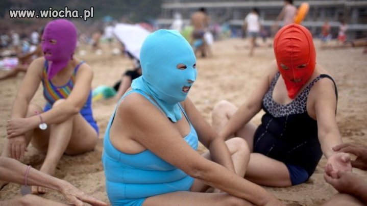 Poliestrowa maska na twarz na plażę 