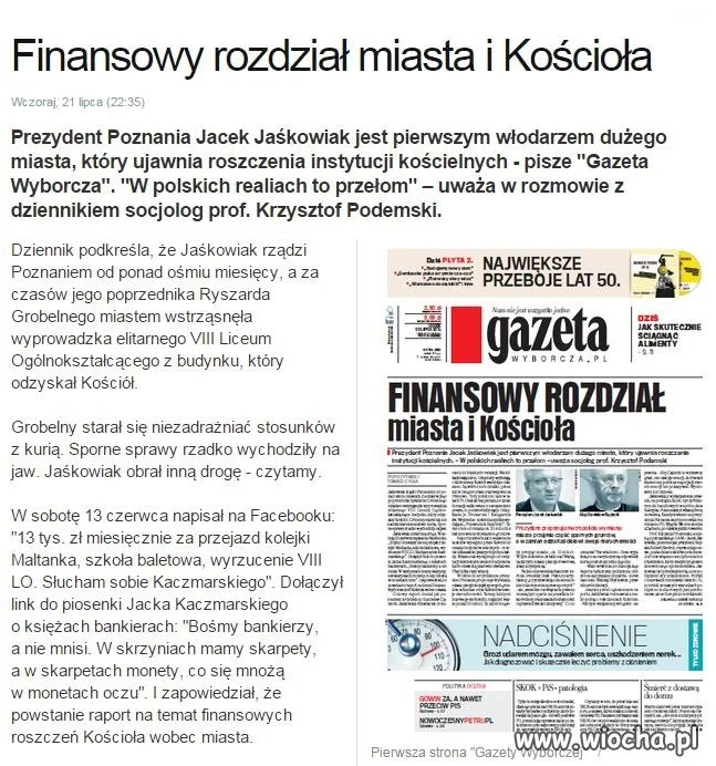 Oby więcej takich przełomów