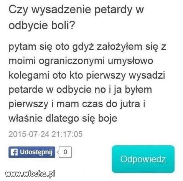Czy głupota może boleć?