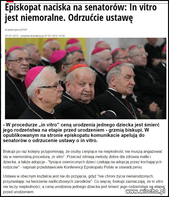 Szkoda, że oni tak się nie martwią tymi już