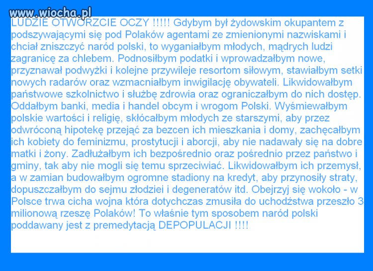 Czysta prawda.